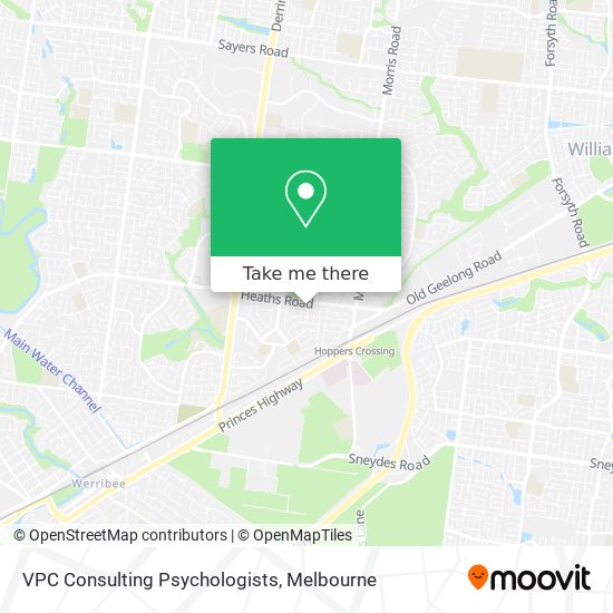 VPC Consulting Psychologists map