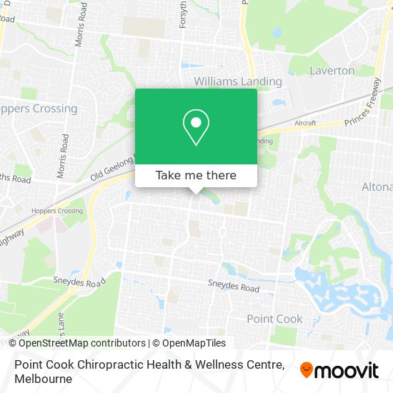 Point Cook Chiropractic Health & Wellness Centre map