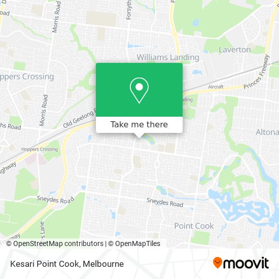 Kesari Point Cook map