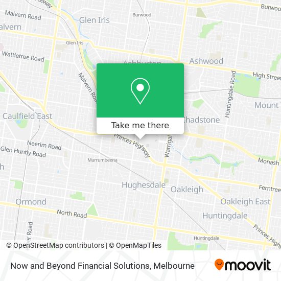 Now and Beyond Financial Solutions map