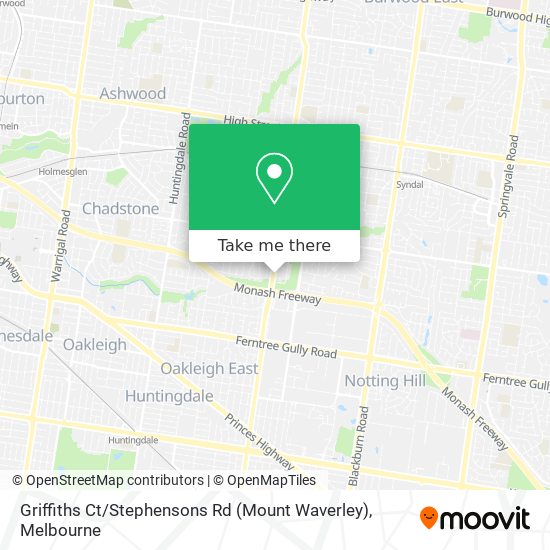 Griffiths Ct / Stephensons Rd (Mount Waverley) map