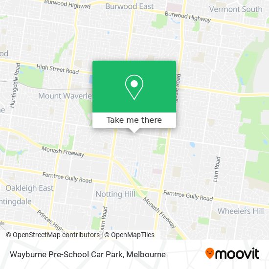 Wayburne Pre-School Car Park map