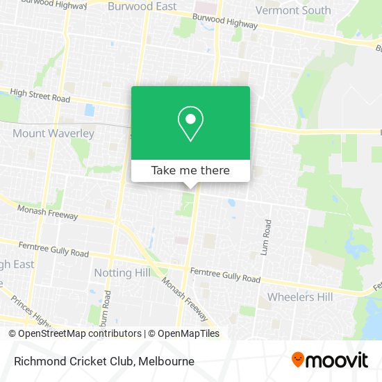 Richmond Cricket Club map