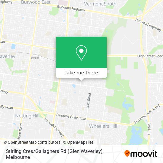 Stirling Cres / Gallaghers Rd (Glen Waverley) map