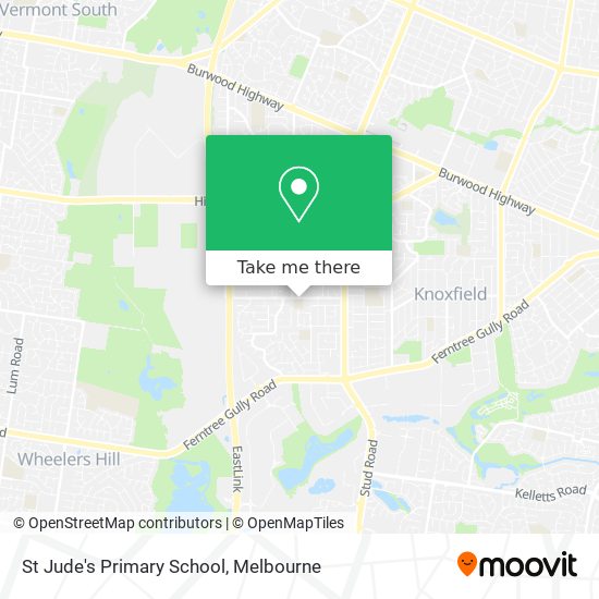 St Jude's Primary School map