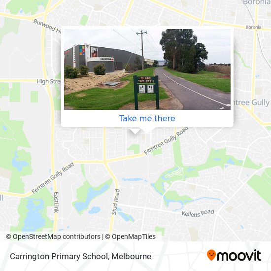 Carrington Primary School map