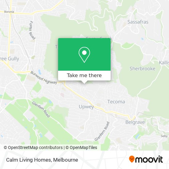 Calm Living Homes map