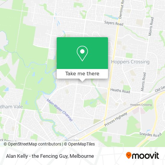 Alan Kelly - the Fencing Guy map