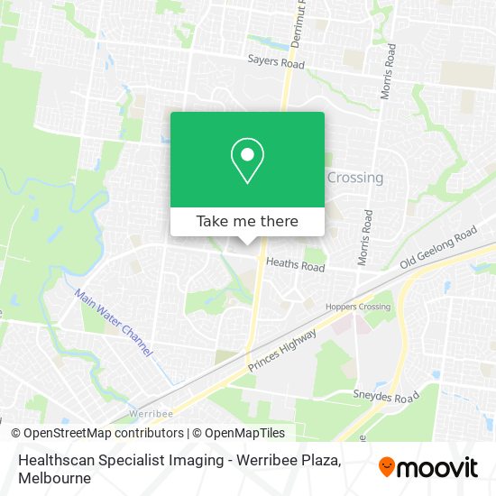 Healthscan Specialist Imaging - Werribee Plaza map