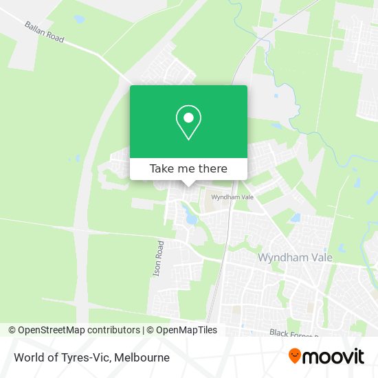 World of Tyres-Vic map