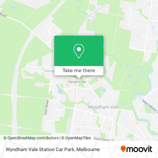 Wyndham Vale Station Car Park map