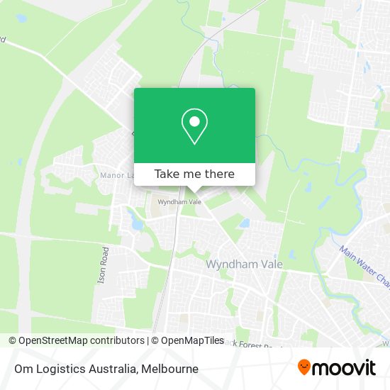 Om Logistics Australia map