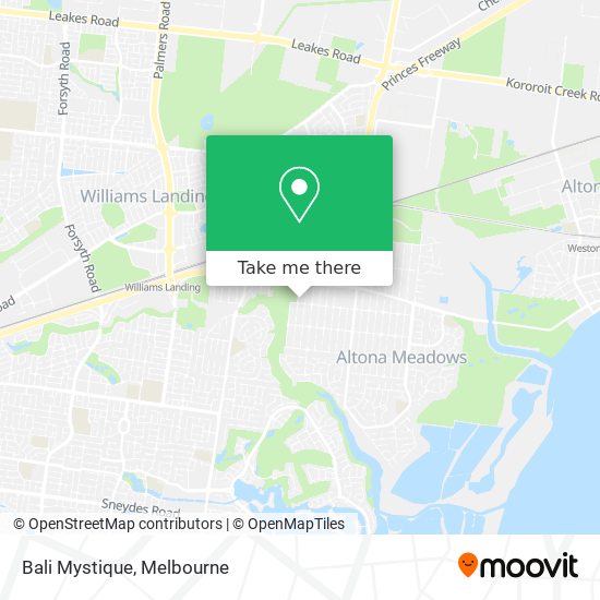 Bali Mystique map