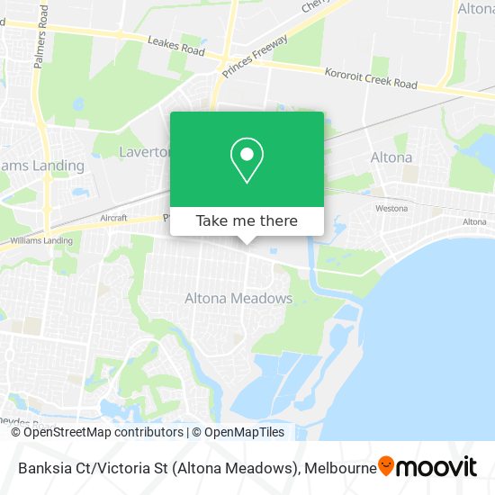 Banksia Ct / Victoria St (Altona Meadows) map