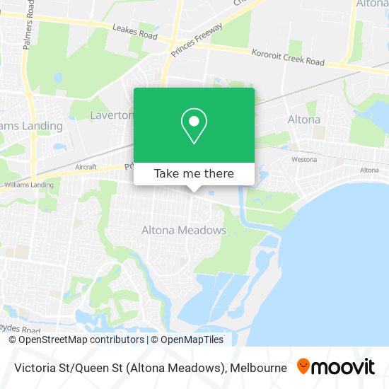 Mapa Victoria St / Queen St (Altona Meadows)