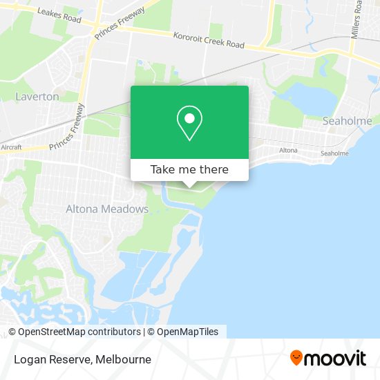 Logan Reserve map