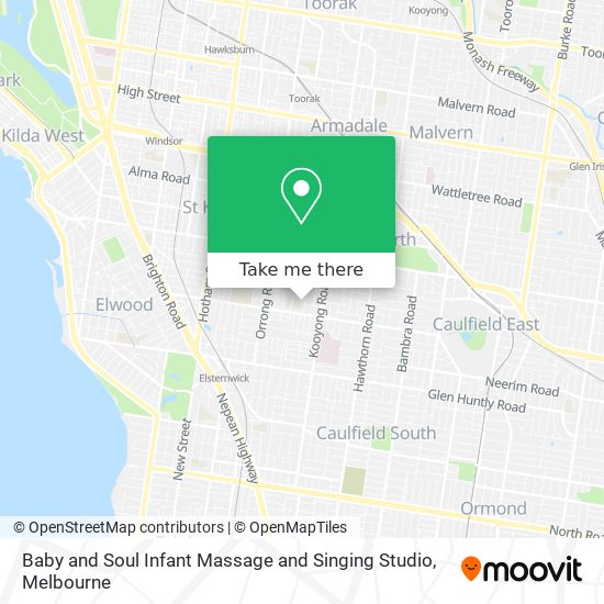 Mapa Baby and Soul Infant Massage and Singing Studio