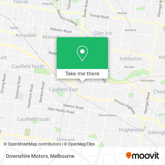 Downshire Motors map