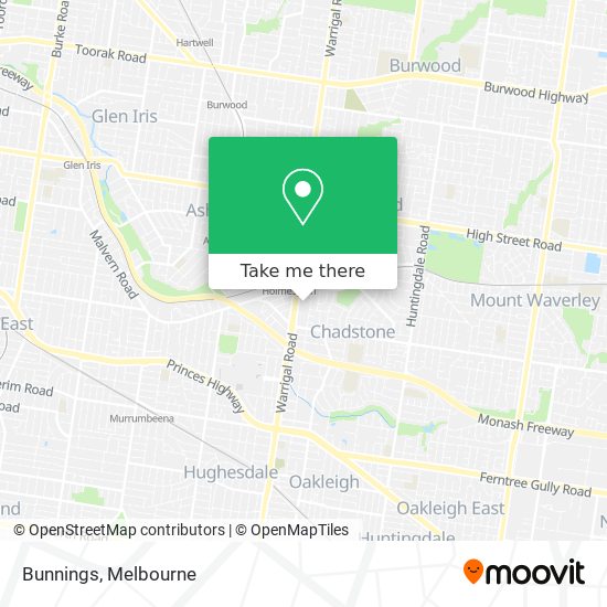 Mapa Bunnings