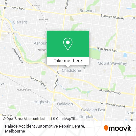 Mapa Palace Accident Automotive Repair Centre