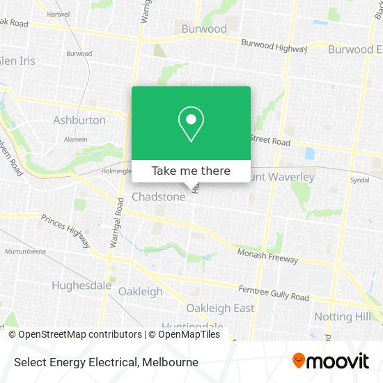 Mapa Select Energy Electrical