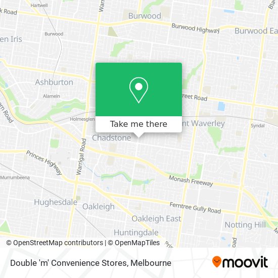 Mapa Double 'm' Convenience Stores