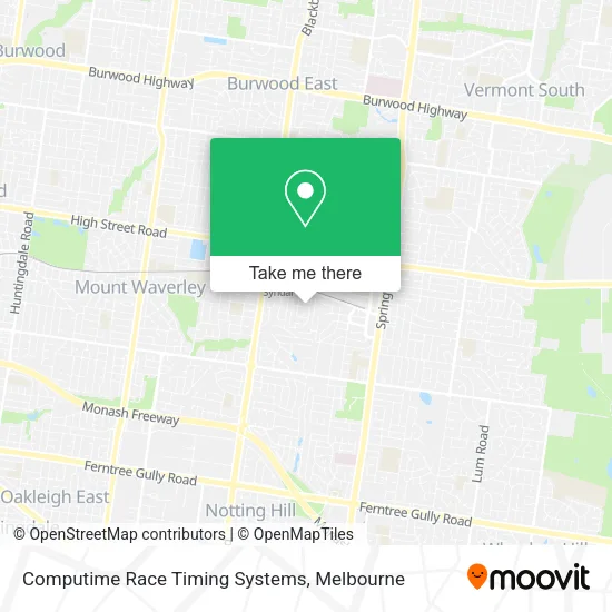 Computime Race Timing Systems map