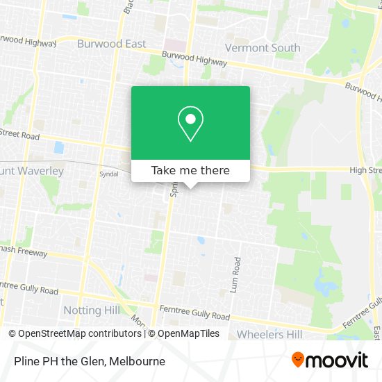 Pline PH the Glen map