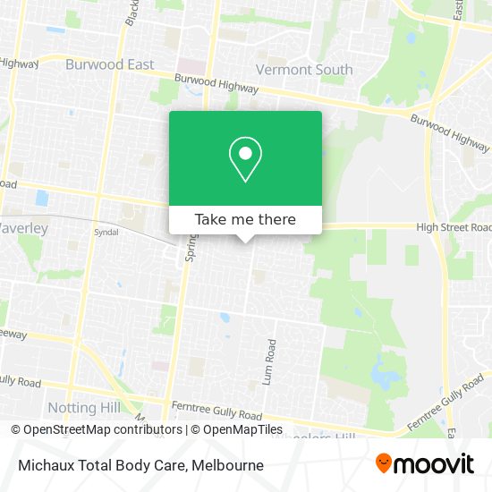Michaux Total Body Care map