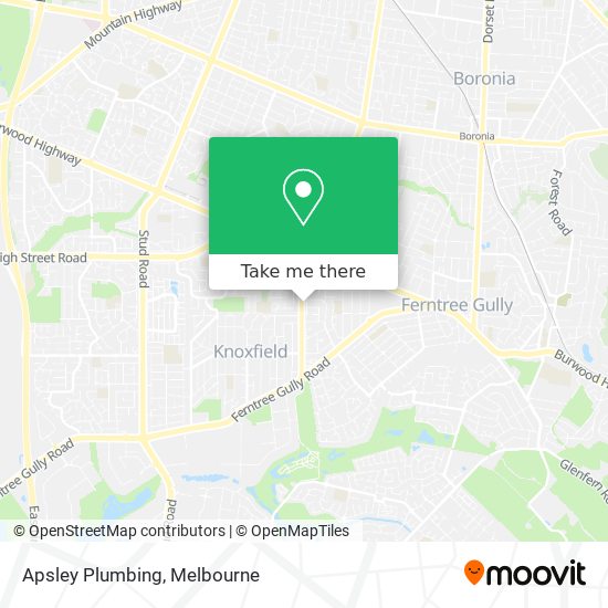 Apsley Plumbing map
