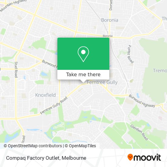 Compaq Factory Outlet map