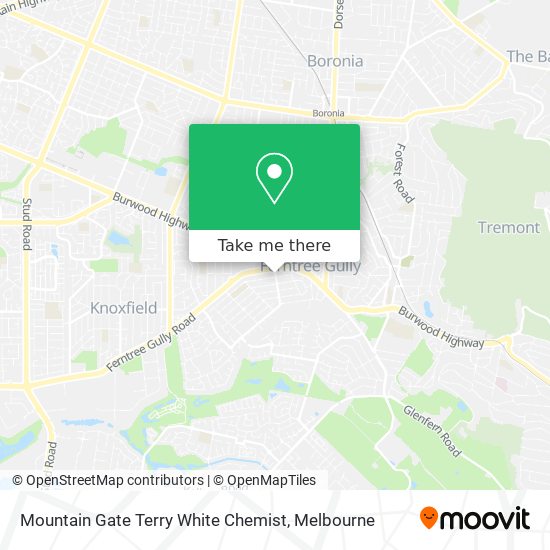 Mountain Gate Terry White Chemist map