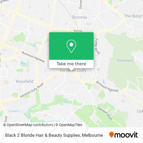 Black 2 Blonde Hair & Beauty Supplies map
