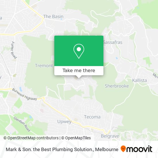 Mark & Son. the Best Plumbing Solution. map