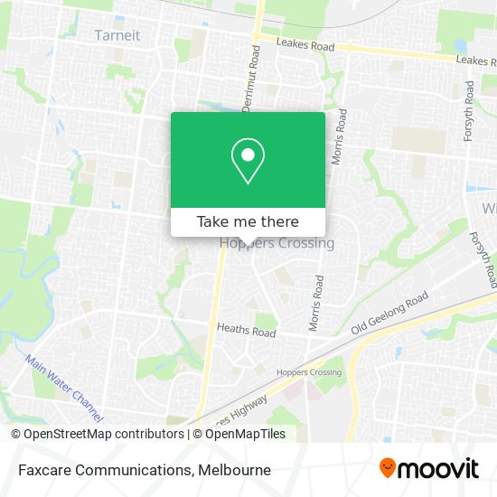 Faxcare Communications map