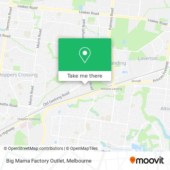 Big Mama Factory Outlet map