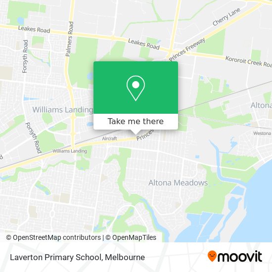 Laverton Primary School map