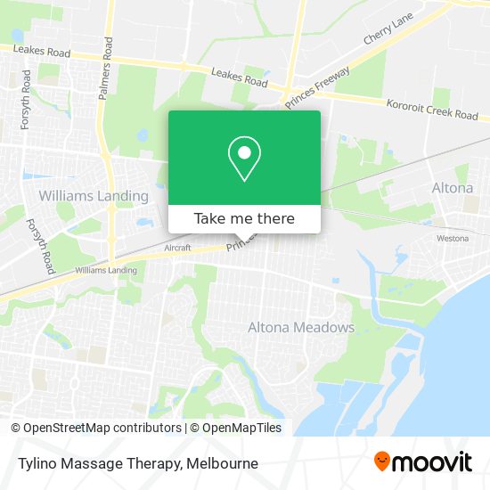 Mapa Tylino Massage Therapy