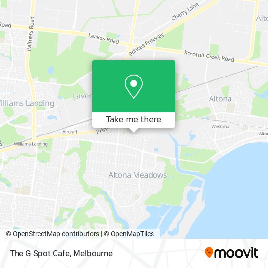 The G Spot Cafe map