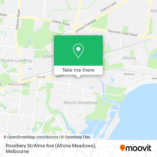 Rosebery St / Alma Ave (Altona Meadows) map