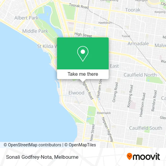 Sonali Godfrey-Nota map