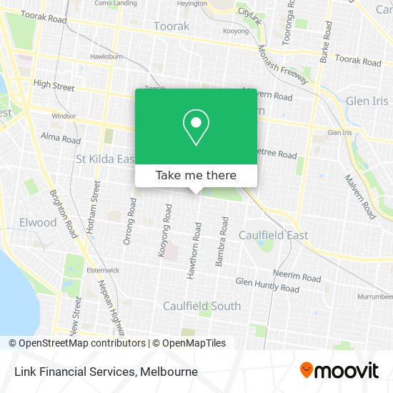 Link Financial Services map