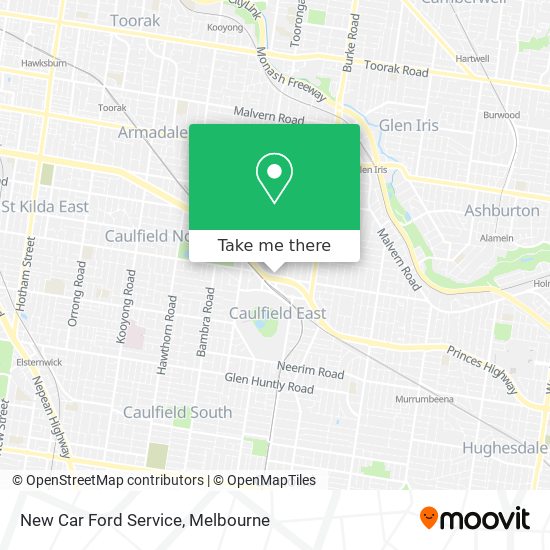 New Car Ford Service map