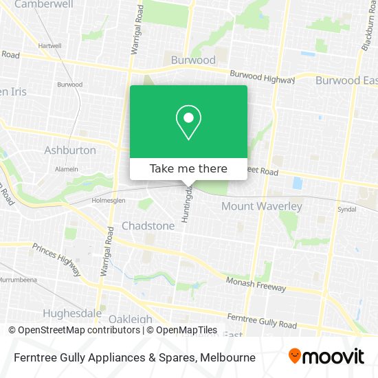 Ferntree Gully Appliances & Spares map