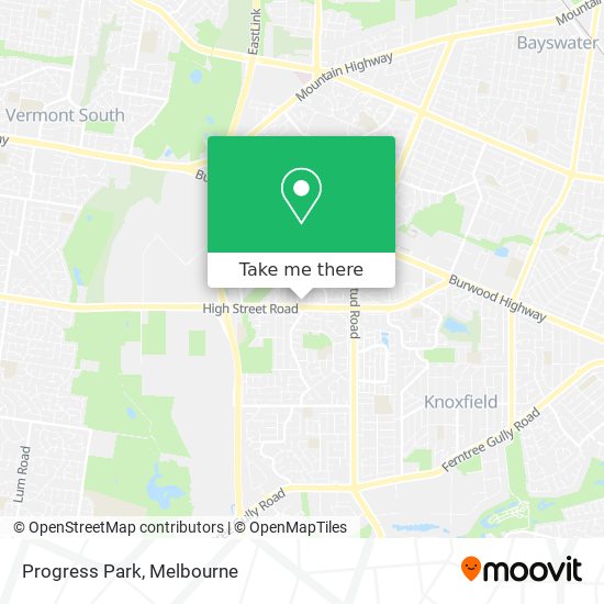 Progress Park map
