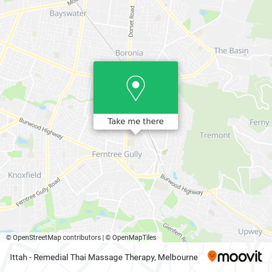 Ittah - Remedial Thai Massage Therapy map
