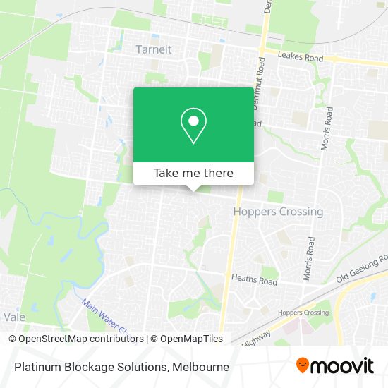 Platinum Blockage Solutions map