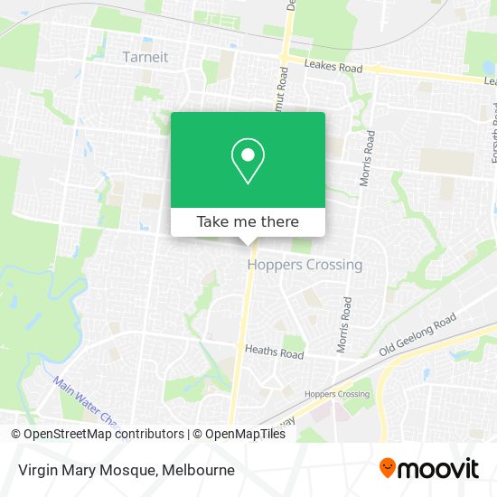 Virgin Mary Mosque map