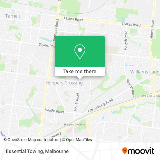 Essential Towing map