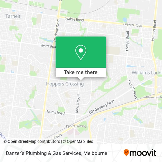 Danzer's Plumbing & Gas Services map